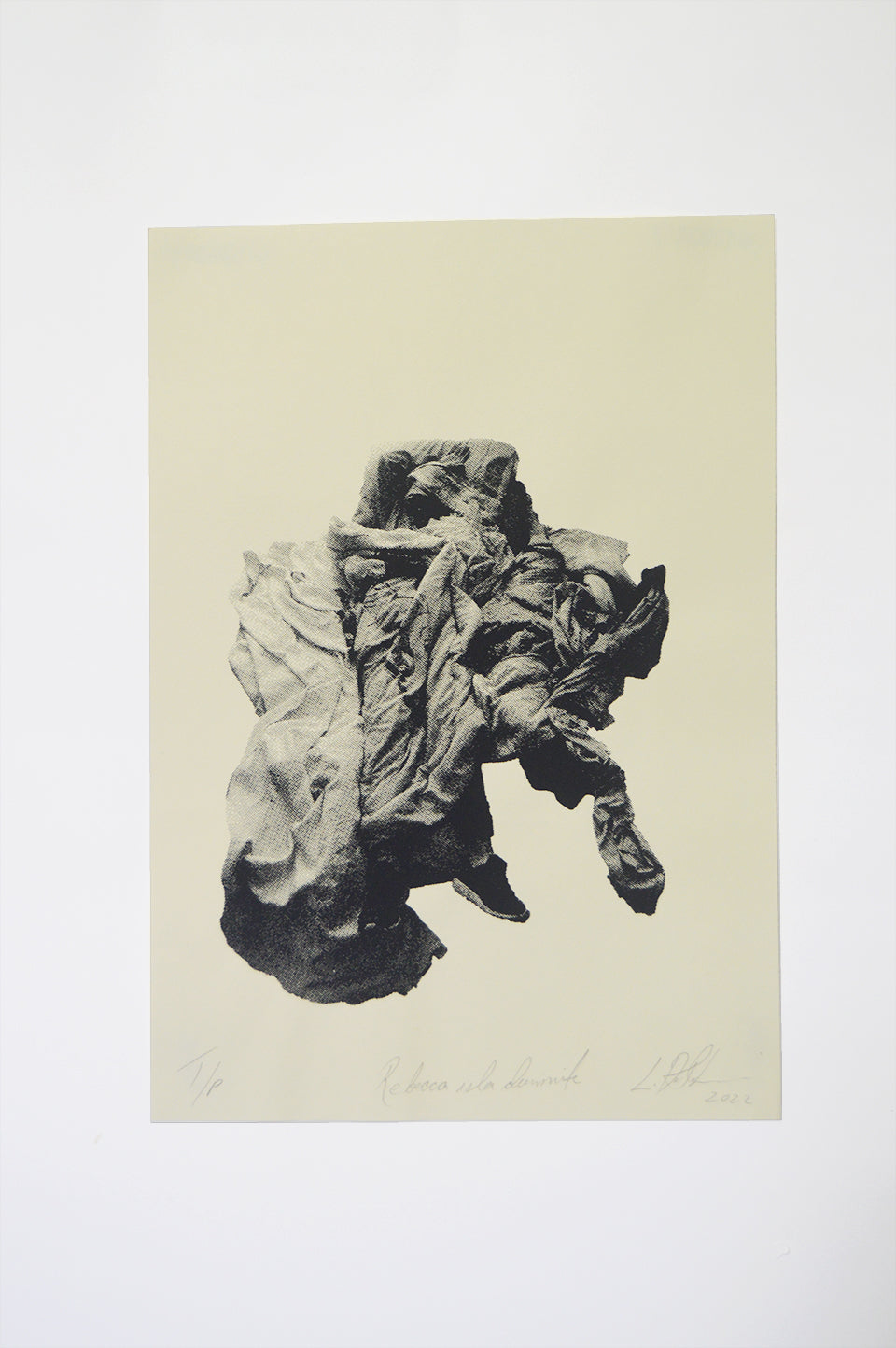 Rebecca isla durmiente – Laurie De Jesús Lagares (2022) | Serigrafía sobre papel