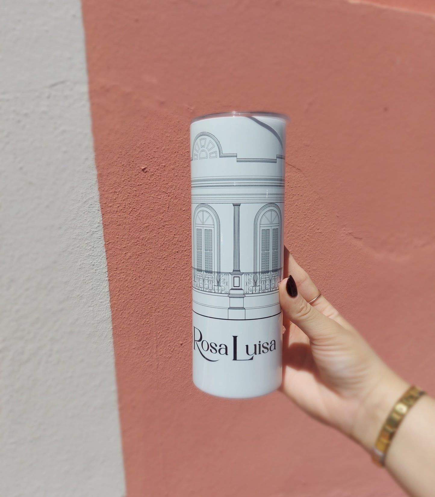 Tumbler con la Casa Rosa Luisa