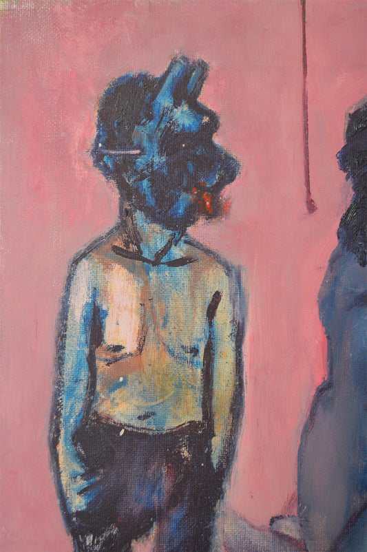 Uno más tres – Aby Ruiz (2019) | Óleo sobre canvas