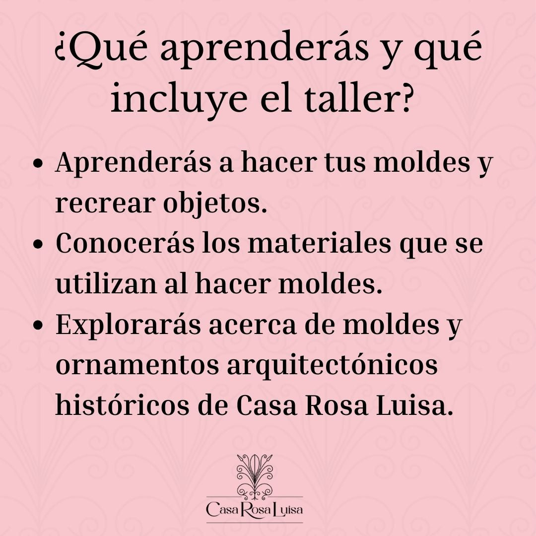 Taller de moldes - 31 de enero