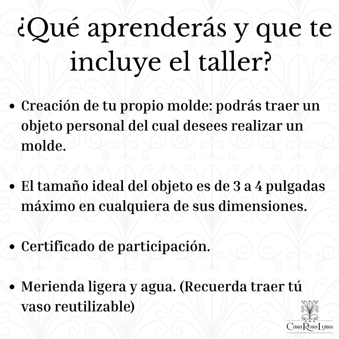 Taller de moldes - 31 de enero