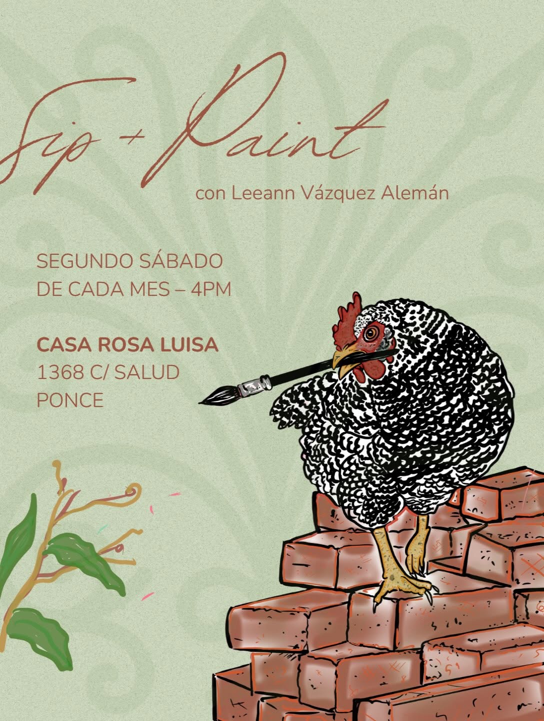 Sip & Paint en Rosa Luisa