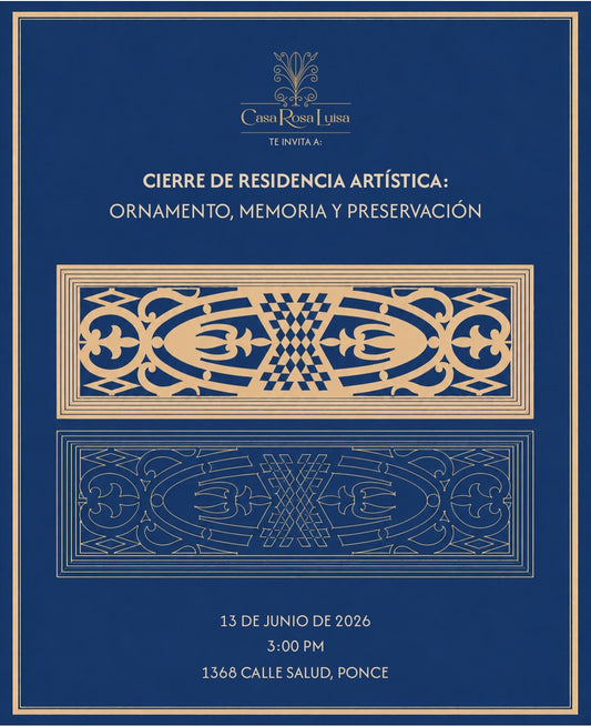 Cierre de Residencia Artística: Ornamento, Memoria y Preservación