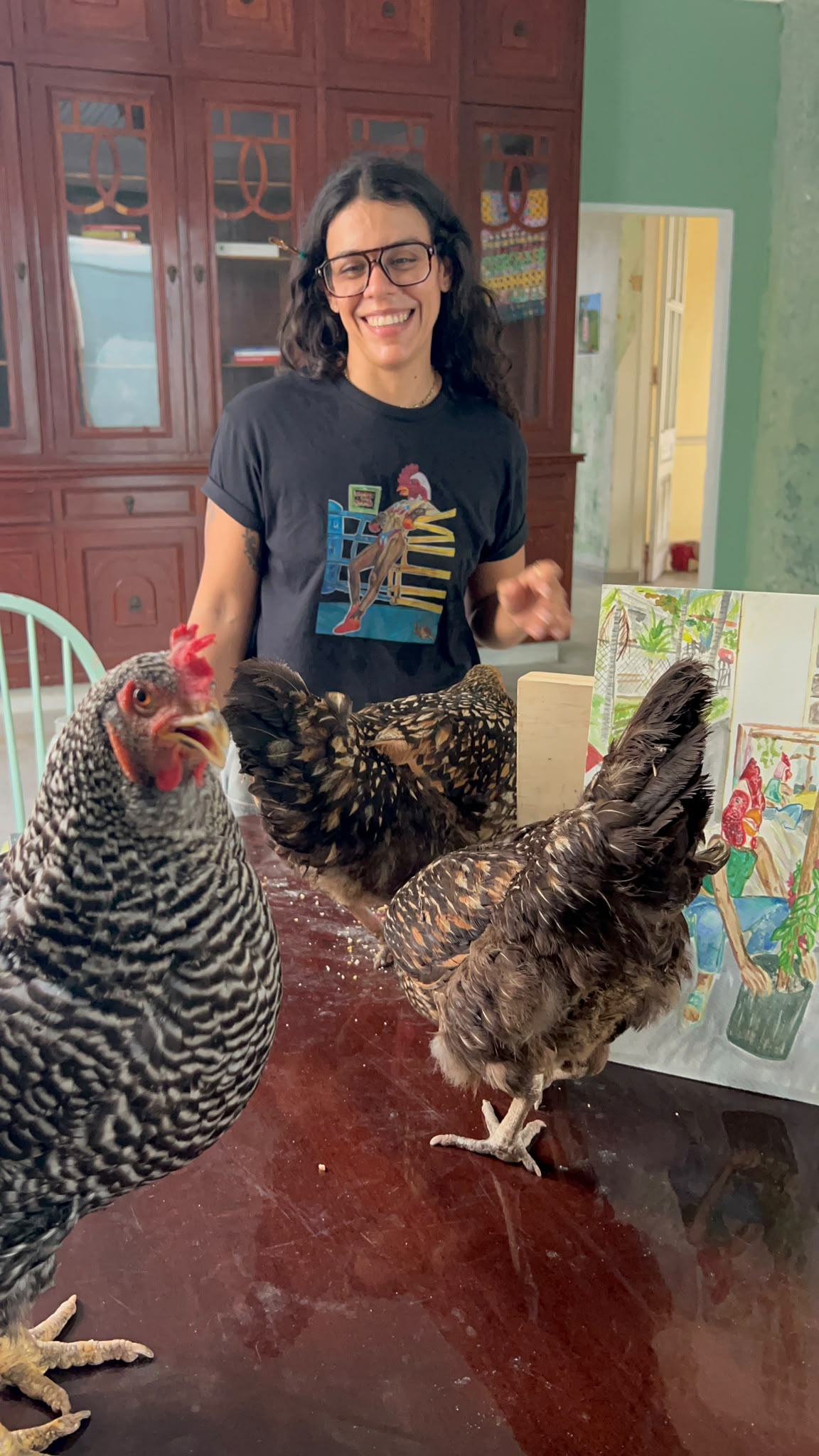 Gallinas en Rosa Luisa | Sip & Paint con Leeann Vázquez