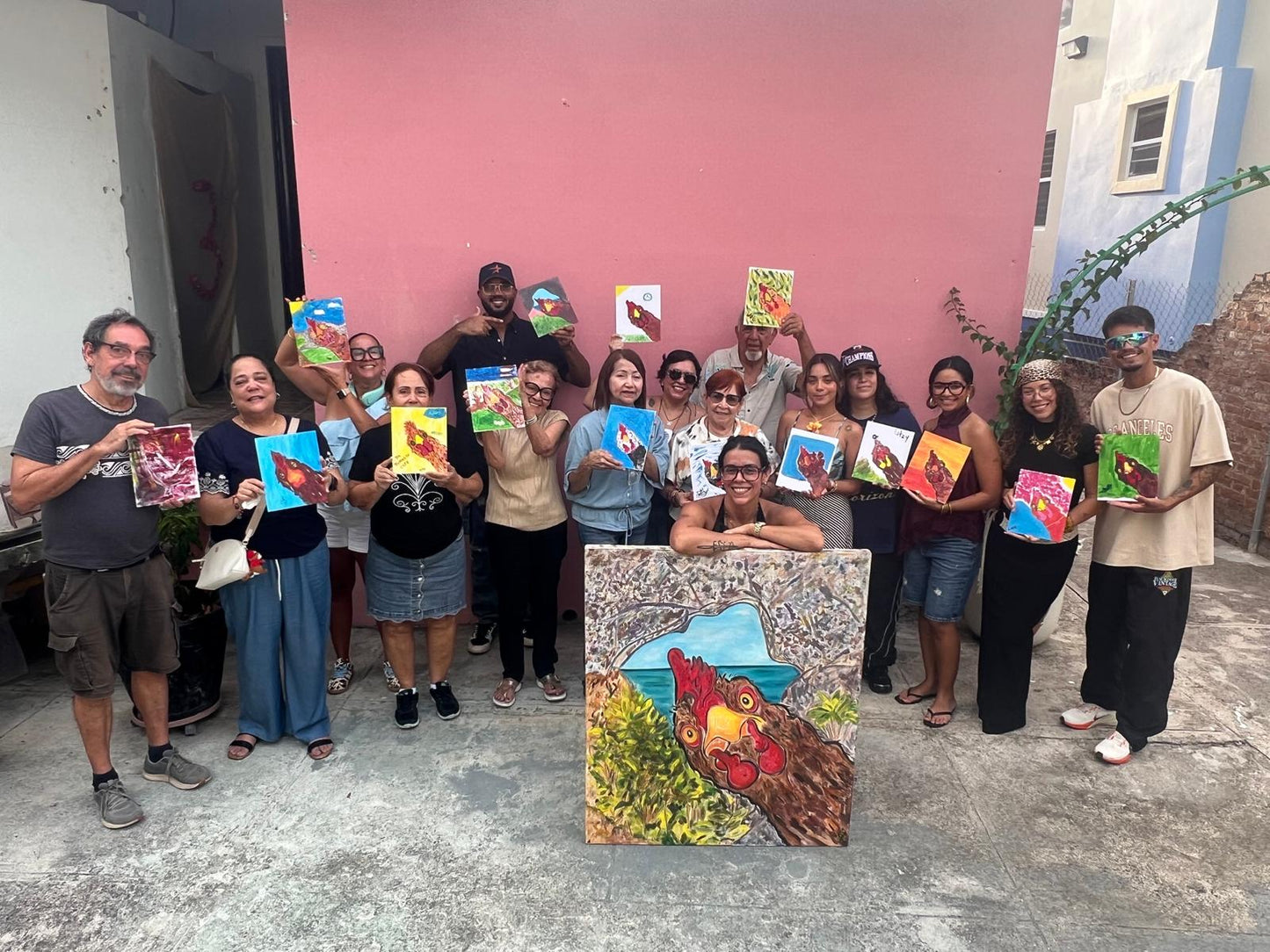 Sip & Paint | Un pitirre en Rosa Luisa